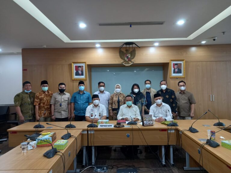 M Taufik Terima Audiensi LPNU DKI