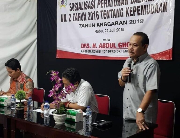 Hibah Bamus Betawi Dibagi Dua dan Dihapus, Ghoni: Ketua Komisi A DPRD DKI Ngaco