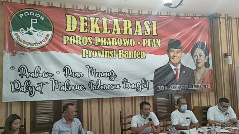 Deklarasi Poros Prabowo-Puan Provinsi Banten