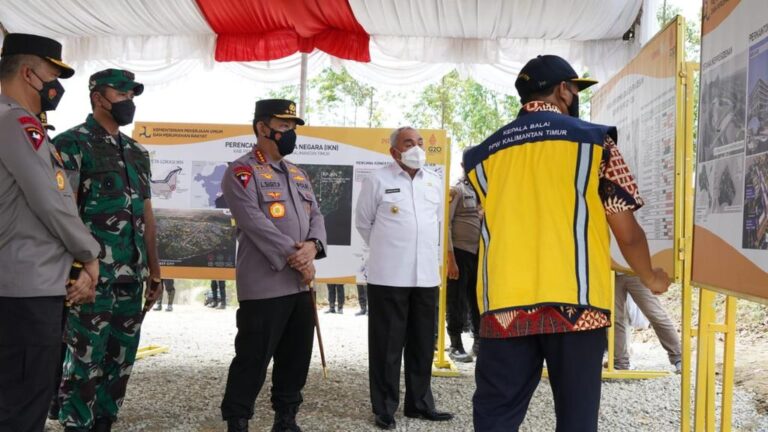 Tinjau Lokasi IKN, Kapolri Antisipasi Kemungkinan Gangguan Pembangunan