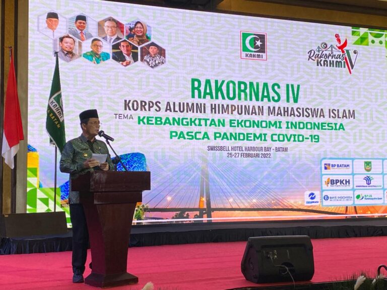Rakornas KAHMI Jadi Agenda Pertama Nasional di Kepri saat Pandemi