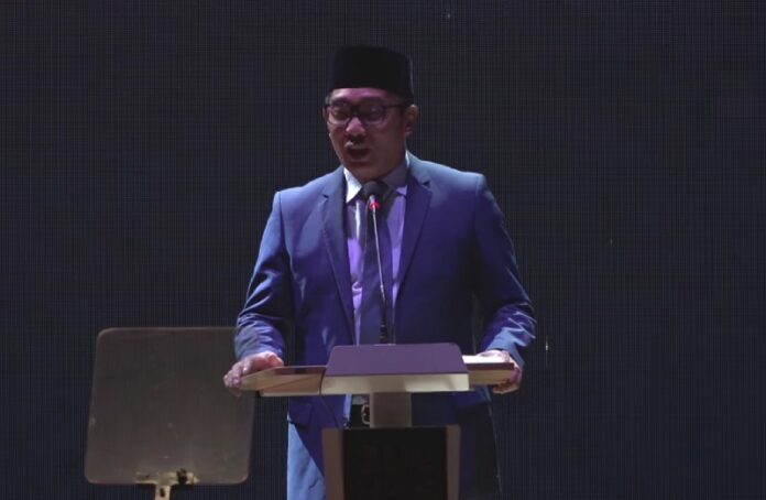 Gubernur Jawa Barat Ridwan Kamil di sela-sela acara Zulhas Award, Sabtu (29/1/2022). Foto tangkapan layar Youtube Zulkifli Hasan.