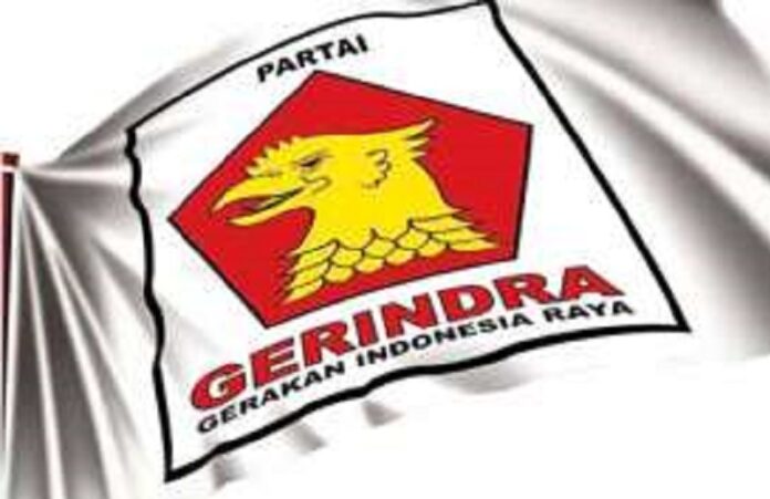 Bendera Partai Gerindra. Istimewa