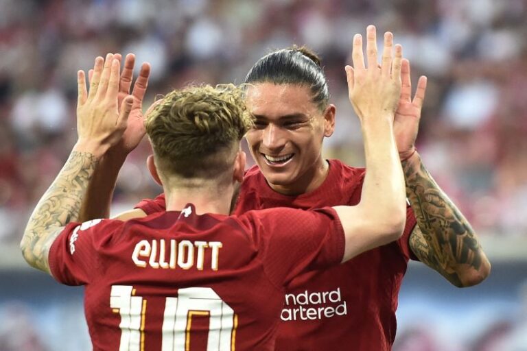 Liverpool Hancurkan Leipzig, Darwin Nunez Cetak 4 Gol