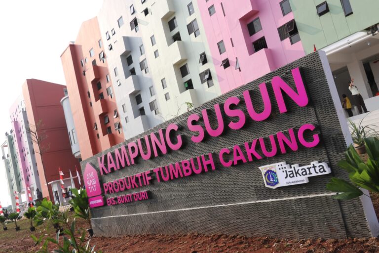 Kampung Susun untuk Warga Korban Gusuran Bukit Duri Berdesain Futuristik