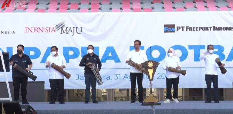 Gudangnya Talenta Sepak Bola, Presiden Resmikan Papua Football Academy