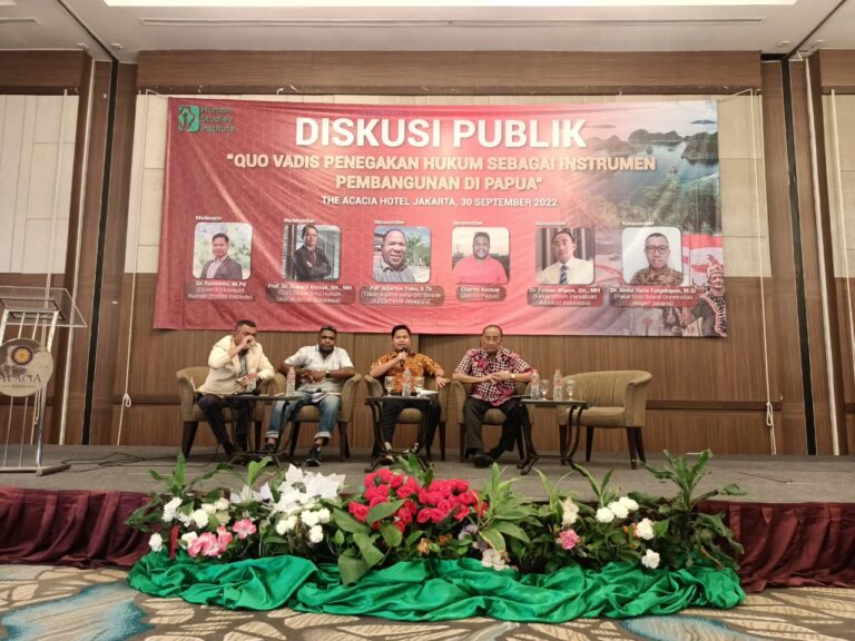 Human Studies Institut: Masalah Lukas Enembe Berdampak pada Pembangunan di Papua