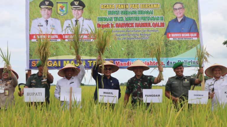 Wamentan Dorong Akselerasi Pertanian di Serdang Bedagai