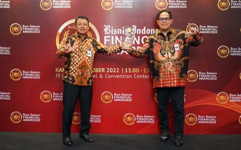 Catatkan Kinerja Positif, Bank DKI Raih Penghargaan Bisnis Indonesia Financial Award 2022