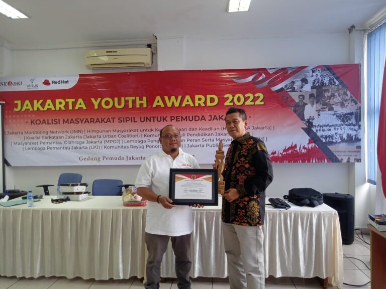 Anak Muda Betawi Sabet Jakarta Youth Award 2022