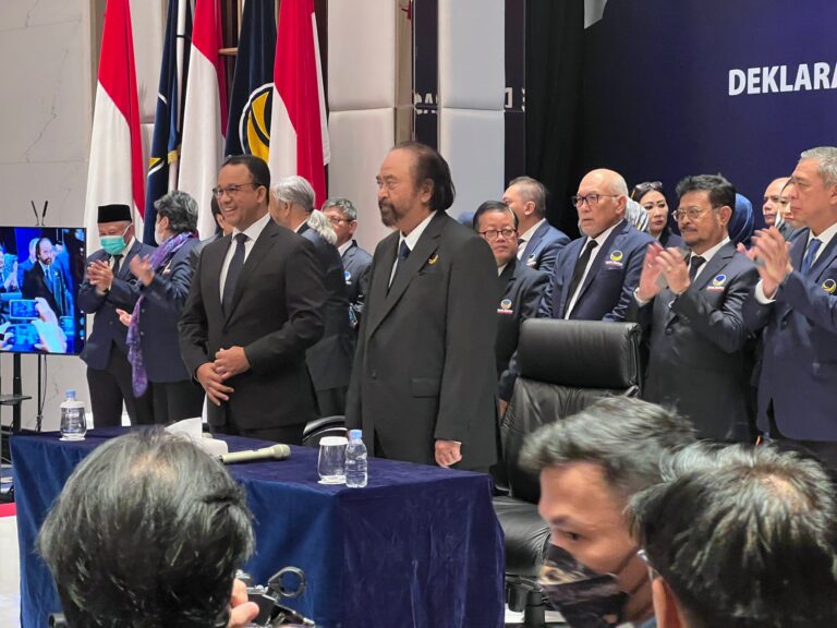 Surya Paloh Deklarasikan Anies Baswedan  Capres NasDem 2024 