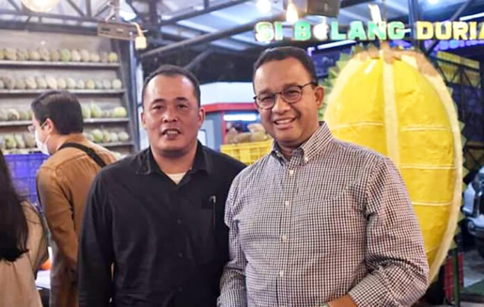 Wakil Wali Kota Medan, Aulia Rachman bersama Anies Baswedan | Foto: Ist.