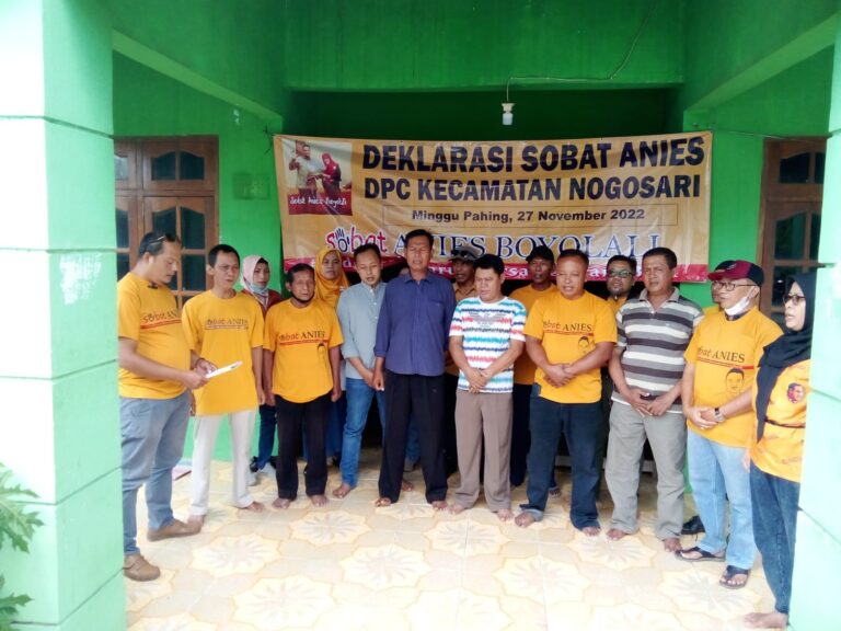Sobat Anies Terus Kembangkan Sayap, Purwanto: Kami Bergerak dari Desa ke Desa