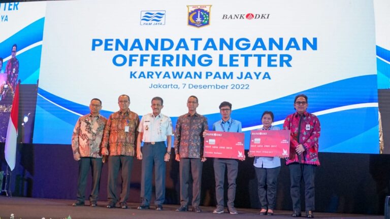 Kolaborasi BUMD Jakarta, Bank DKI Layani Pembayaran Gaji Karyawan Baru PAM Jaya