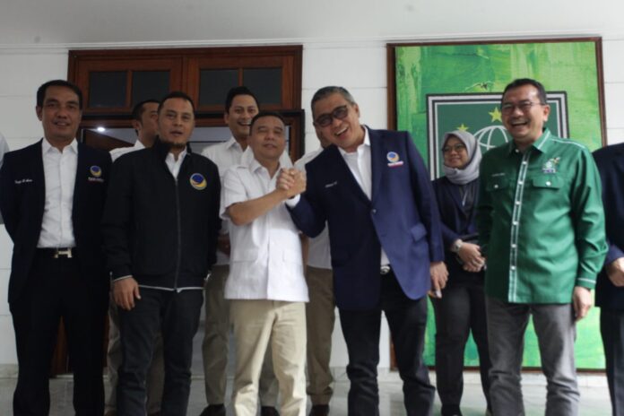 Elit Partai Nasdem Silaturahmi ke Sekber Gerindra - PKB, di Menteng, Jakarta Pusat, Kamis (26/1/2023). Foto istimewa