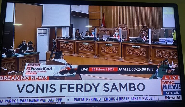 Ketua Hakim Sidang: Unsur Perencanaan Pembunuhan Brigadir Yosua Hutabarat Terpenuhi