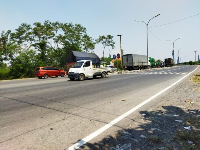 Ilustrasi. Jalur Pantura ruas Desa Bangsri, Kecamatan Bulakamba, kabupaten Brebes, Jateng. Foto Istimewa