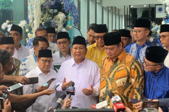 Ilustrasi Koalisi Besar KIB-KIR gabung, saat silaturahmi di DPP PAN. Foto istimewa