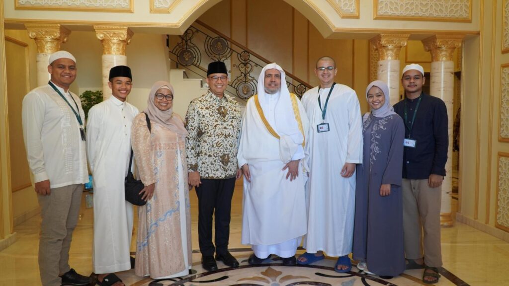 Anies Baswedan Bertemu Sekjen Liga Muslim Dunia, Muhammad bin Abdul Karim Issa di Sekretariat Muslim World League di Jeddah, Arab Saudi | Foto: Ist.