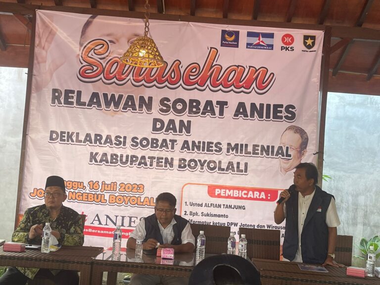 Relawan Sobat Anies Terus Lebarkan Sayap, Rubiyanto: Kami Ingin Buka Segmen Pemilih Baru untuk Anies