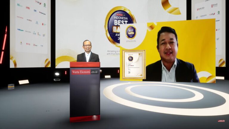 Hadirkan Inovasi Transaksi Digital, Bank DKI Raih Penghargaan Indonesia Best Bank Awards 2023
