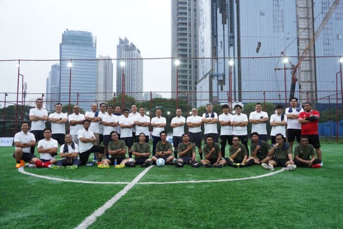 PT PLN (Persero) Unit Induk Distribusi (UID) Jakarta Raya mengadakan turnamem persahabatan mini soccer antara Pemprov DKI dan teman-teman media Balaikota-DPRD DKI Jakarta