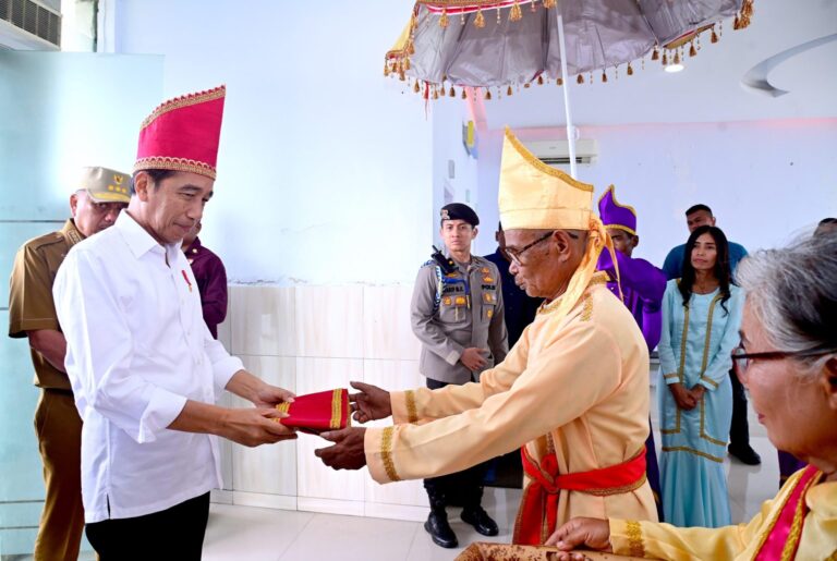Presiden Jokowi Dianugerahi Gelar Marambe Ambaralla Palunglaa Porodisa