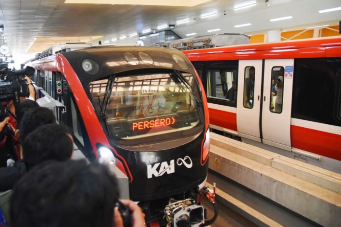 LRT Jabodebek. Foto: Humas Setkab/Rahmat