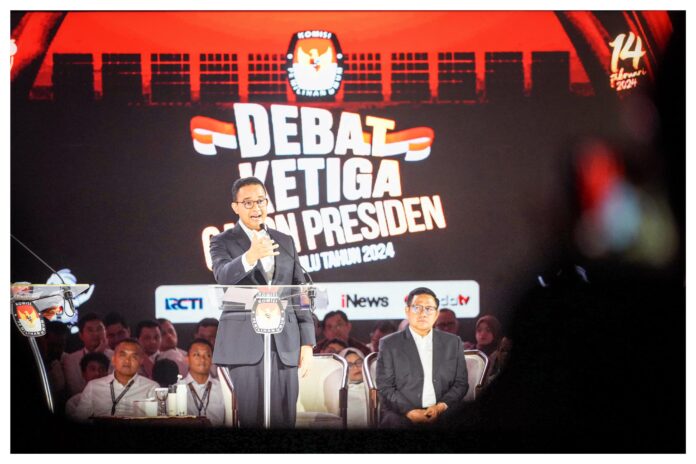 Calon Presiden (capres) nomor urut 01 Anies Baswedan