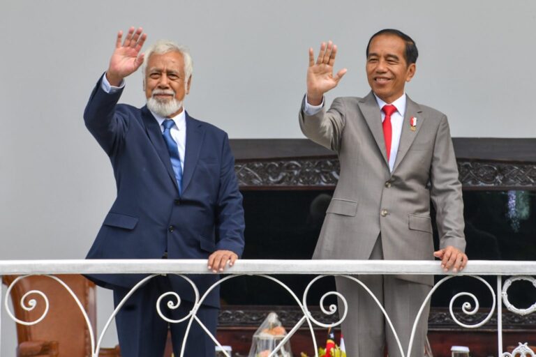 Presiden Jokowi Terima Kunjungan PM Timor Leste Xanana Gusmao di Istana Bogor