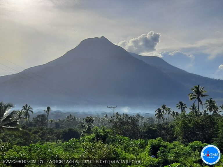 PVMBG Turunkan Status Gunung Lewotobi dari Awas ke Siaga