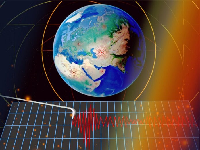 Ilustrasi gempa bumi