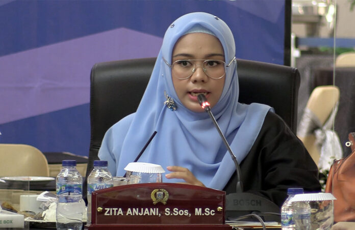 Wakil Ketua DPRD DKI Jakarta Zita Anjani