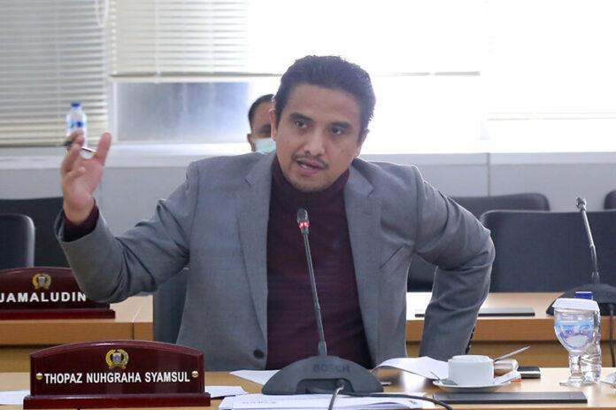 Anggota Komisi D DPRD DKI Jakarta Thopaz Nuhgraha