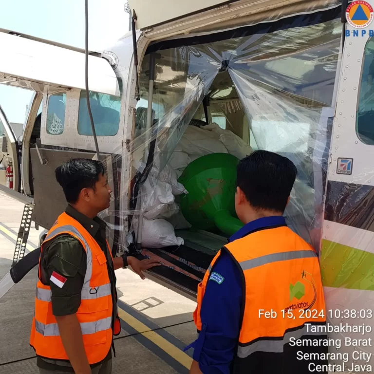 BNPB Lakukan TMC Kurangi Potensi Dampak Banjir di Demak