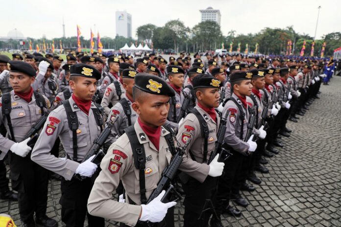 Ilustrasi personel kepolisian.