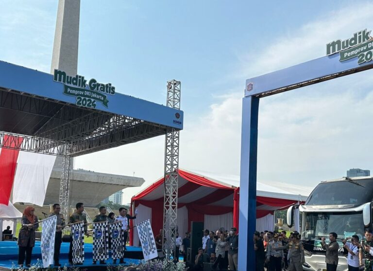 Pemprov DKI Lepas 279 Bus Program Gratis dengan 12.170 Pemudik