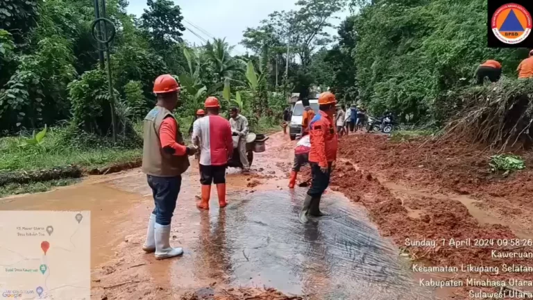 Banjir dan Longsor Landa Minahasa Utara, 615 Jiwa Mengungsi