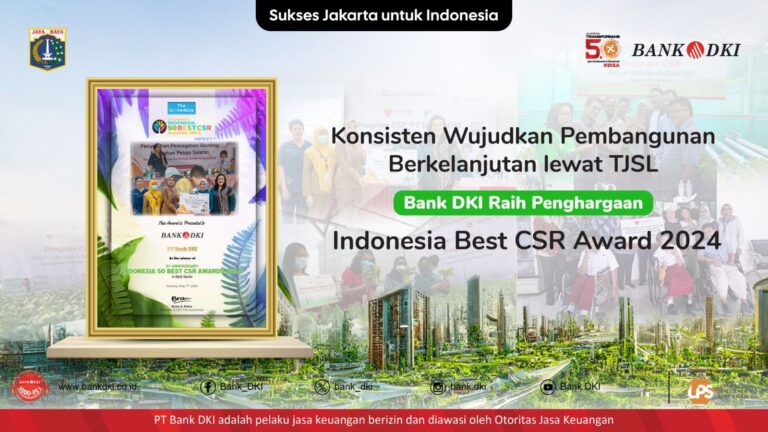 Konsisten Bank DKI Wujudkan Pembangunan Berkelanjutan lewat TJSL