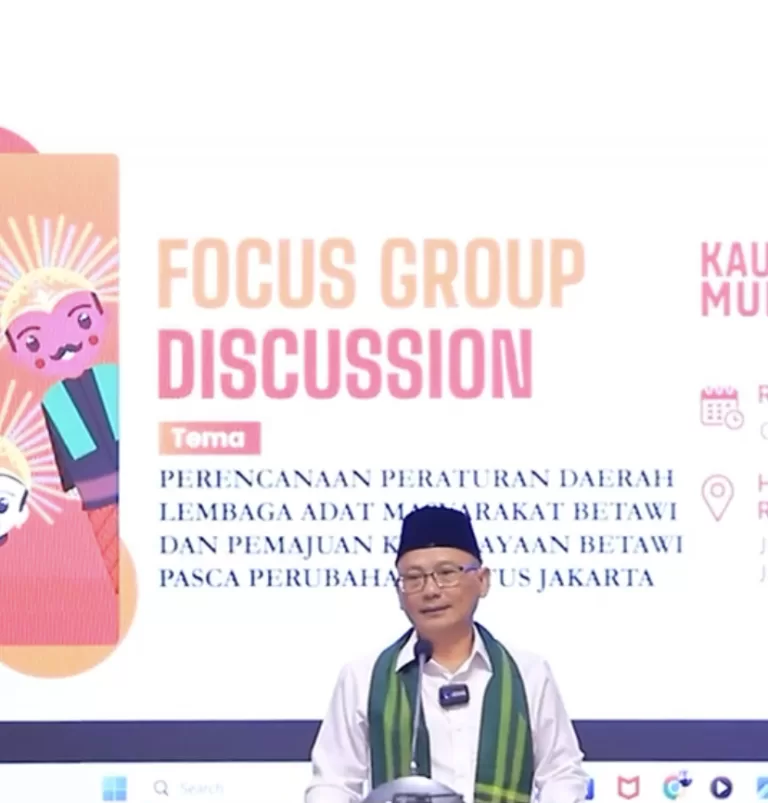 Kaukus Muda Betawi Bahas Raperda Lembaga Adat Betawi
