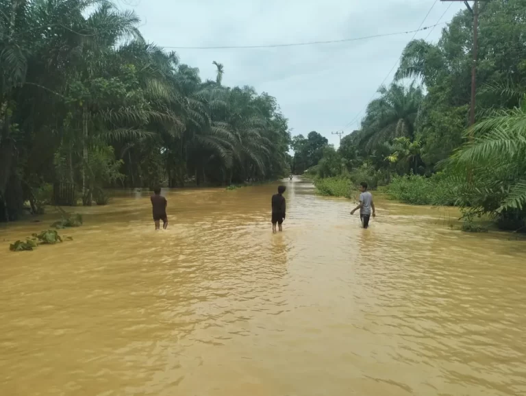 Banjir di Nagan Raya Berangsur Surut