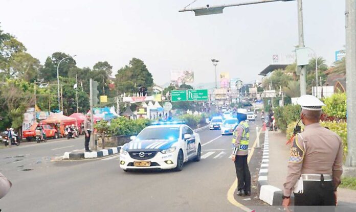 Jalur Puncak, Bogor. Foto: Polres Bogor