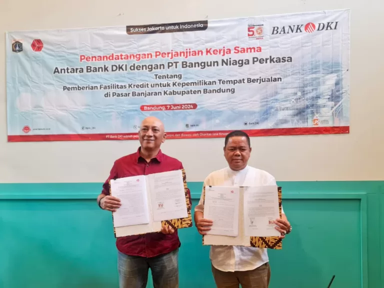Bank DKI Fasilitasi Kredit bagi Pedagang di Pasar Sehat Banjaran Bandung