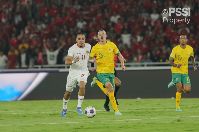 Indonesia vs Australia di GBK, Selasa (10/9) malam WIB. Foto: PSSI